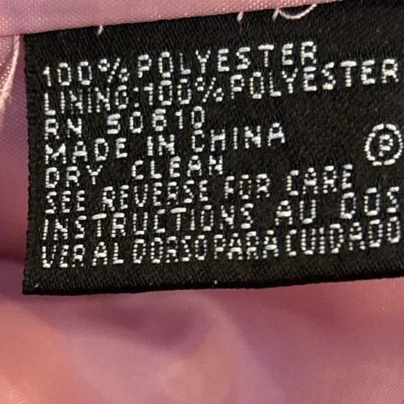 90s 2PC KASPER DUSTY ROSE DOUBLE BREASTED BLAZER & PENCIL KNEE LENGTH SKIRT SZ 8 - Picture 9 of 9